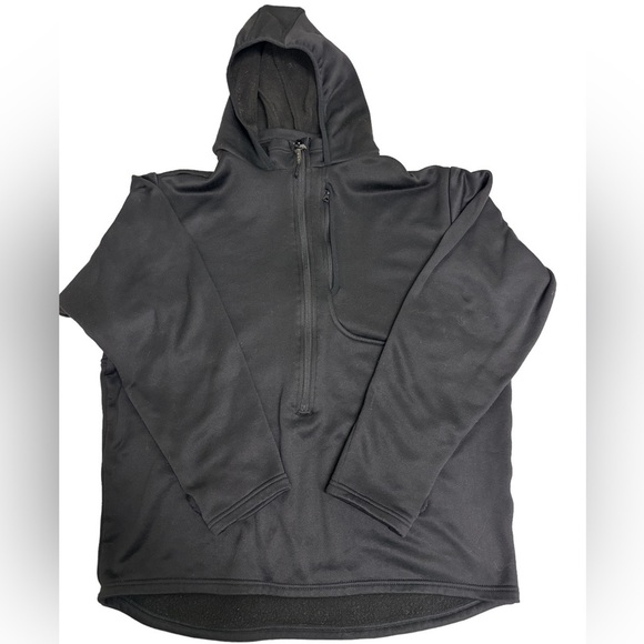 Propper Half Zip Hoodie Black Medium Excellent Thumb Holes, Wrist&Chest‎ Zippers - Picture 1 of 5